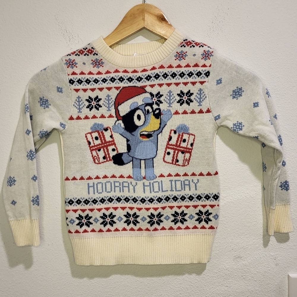 Bluey Holiday Sweater 3T